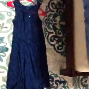 Navey blue Lacey dress